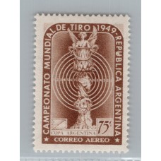 ARGENTINA 1949 GJ 974a ESTAMPILLA CON VARIEDAD CATALOGADA NUEVA MINT U$ 15
